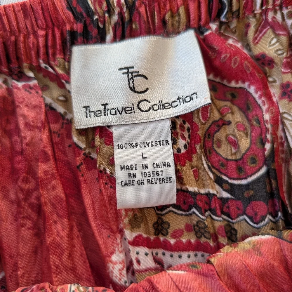 Vintage Maxi Crinkle Skirt, The Travel Collection - Picture 5 of 7